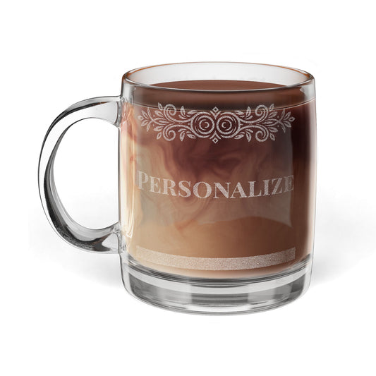 Glass Mug ENGRAVED